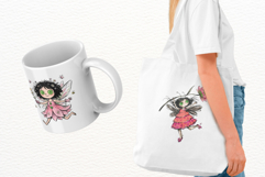 Whimsical Summer Fairy Girl Png Clipart Product Image 3