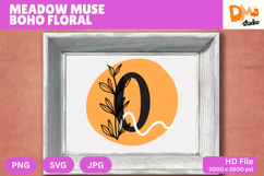 Meadow Muse Boho Floral Monogram Product Image 1