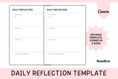 Daily Reflection Template 1 Product Image 1