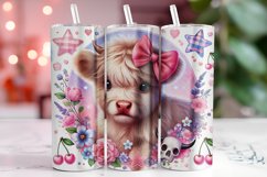 Highland Cow Tumbler Wrap | Sublimation | Tumblers Product Image 1