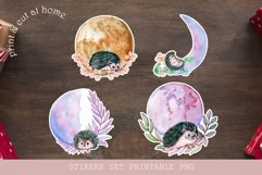 Cute animals stickers featuring cute &amp; colorful sea creature Product Image 1