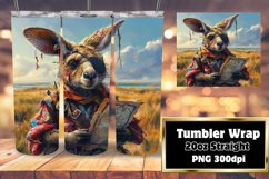 Funny Animal Portrait Tumbler SublimatioJoyful Tumbler with Product Image 1