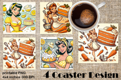 Housewife Pin-up Stand with Easter Platter Product Image 1