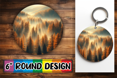 Cheerful Round Ornaments Design PNG, Autumn Product Image 1