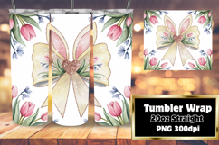 Unique Artwork for 20oz Tumbler , Easter Bunny Product Image 1