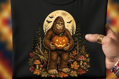 Bigfoot Halloween Spooky Cryptid Bundle, Sasquatch PNG Product Image 2