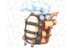 Vintage Steampunk Forest Animal PNG Clipart for Sublimation Product Image 5