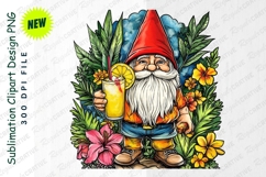 Garden Gnome With Lemonade Clipart Product Image 1