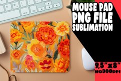 Stylish 3D Flower Pattern Mouse Pad Product Image 1