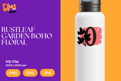 Rustleaf Garden Boho Floral Monogram Product Image 1