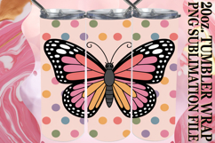 RADIANT SPIRITS 20oz TUMBLER WRAP, Butterfly Product Image 1
