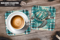 Cute Animals Square Coaster PNG Bundle, Digital Coaster Set Product Image 18