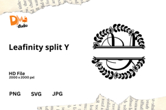Leafinity Split Monogram Product Image 1