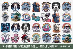 Funny And Sarcastic Skeleton, Skeleton Witch Halloween Product Image 1