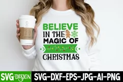 Believe in the Magic of Christmas SVG Cut File,Christmas SVG Product Image 2