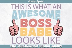 Boss Babe PNG Sublimation Product Image 1