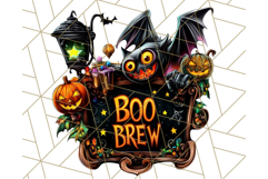 Spooky Café Cuties Halloween PNG Clipart, Holiday Elements Product Image 5