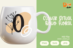 Clover Ritual Boho Floral Monogram Product Image 1