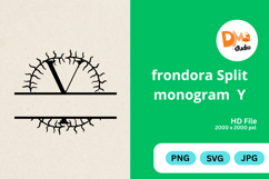 Frondora Split Monogram Product Image 1