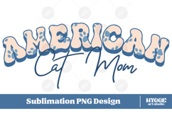 American Cat Mama Papa 4th of July USA Paw DTF PNG Bundle Product Image 4