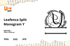 Leafenca Split Monogram Product Image 1