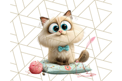 Pet Shop Clipart, Cute Big Eyed Animals, Kawaii Pets PNG Product Image 5