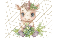 Woodland Nursery Baby Animals And Fantasy Forest PNG Clipart Product Image 5