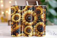 Sunflower Tumbler Wrap | Sublimation | Tumblers Product Image 1