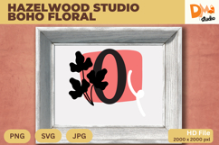 Hazelwood Studio Boho Floral Monogram Product Image 1