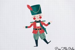 Cute Nutcracker Watercolor Clipart PNG Product Image 1