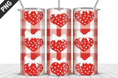 Lovely Hearts Tumbler Design | Valentine&#039;s Day Tumbler Wrap Product Image 1