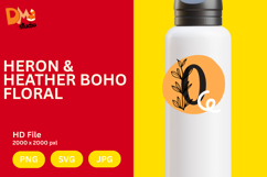 Heron &amp; Heather Boho Floral Monogram Product Image 1