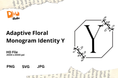 Adaptive Floral Monogram Identity Product Image 1