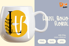 Hazel Boho Floral Monogram Product Image 1