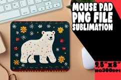 Sweet Mouse Mat Sublimation PNG, Holiday Product Image 1