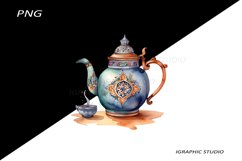 Watercolor Moroccan Clipart Product Image 1