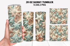 Christmas Skinny Tumbler 20oz Wrap Design, Christmas Tumbler Product Image 1