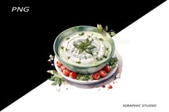 Greece summer clipart, Mediterranean Food Clipart, Product Image 1