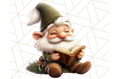 Easter Christian Gnome Clipart PNG Bundle, He Is Risen Art Product Image 25