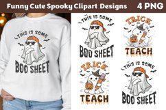Funny Halloween Cute Spooky, Funny Halloween Sublimation Product Image 1