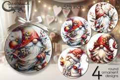 SUPER BUNDLE 2025 | 100 round ornament sublimation designs Product Image 26