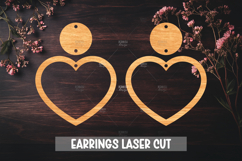 Summer Style Laser Cut Earrings SVG File Product Image 1