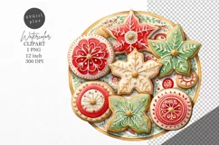 Christmas clipart, Cookie clipart, Winter clipart Product Image 1