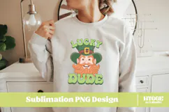Happy St Patrick's Day PNG DTF Irish Lucky Leprechaun Beer Product Image 2