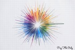 Happy New Year Fireworks Clipart PNG Product Image 1