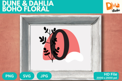 Dune &amp; Dahlia Boho Floral Monogram Product Image 1