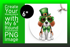 Sophisticated Keychain Circle PNG , St Patrick Product Image 1