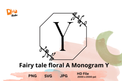 Fairy Tale Floral Monogram Product Image 1