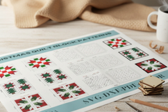 Christmas Quilt Block LaserCut Patterns Wood Wall Art Bundle Product Image 4