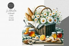 Picnic clipart, Party clipart, Holiday sublimation Product Image 1
